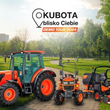 Kubota rusza w Demo Tour 2024 z niezawodnymi maszynami komunalnymi