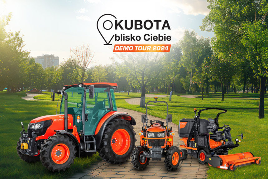 Kubota rusza w Demo Tour 2024 z niezawodnymi maszynami komunalnymi